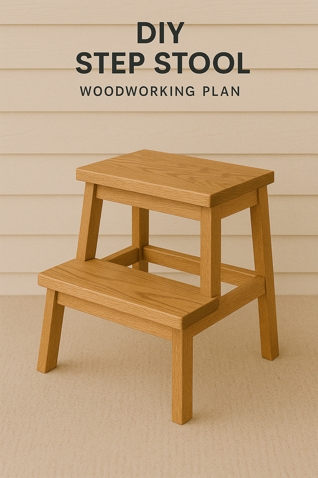 DIY Step Stool Woodworking Plan