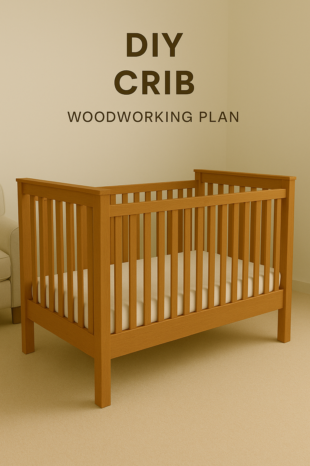 DIY Crib Woodworking Plan