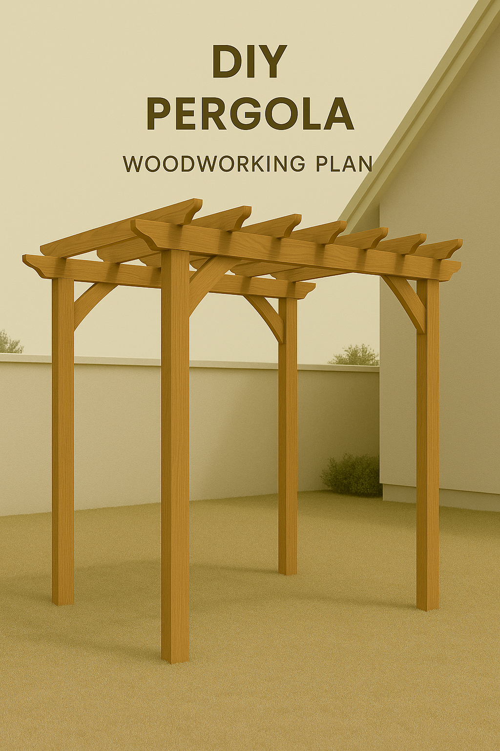 DIY Pergola Woodworking Plan