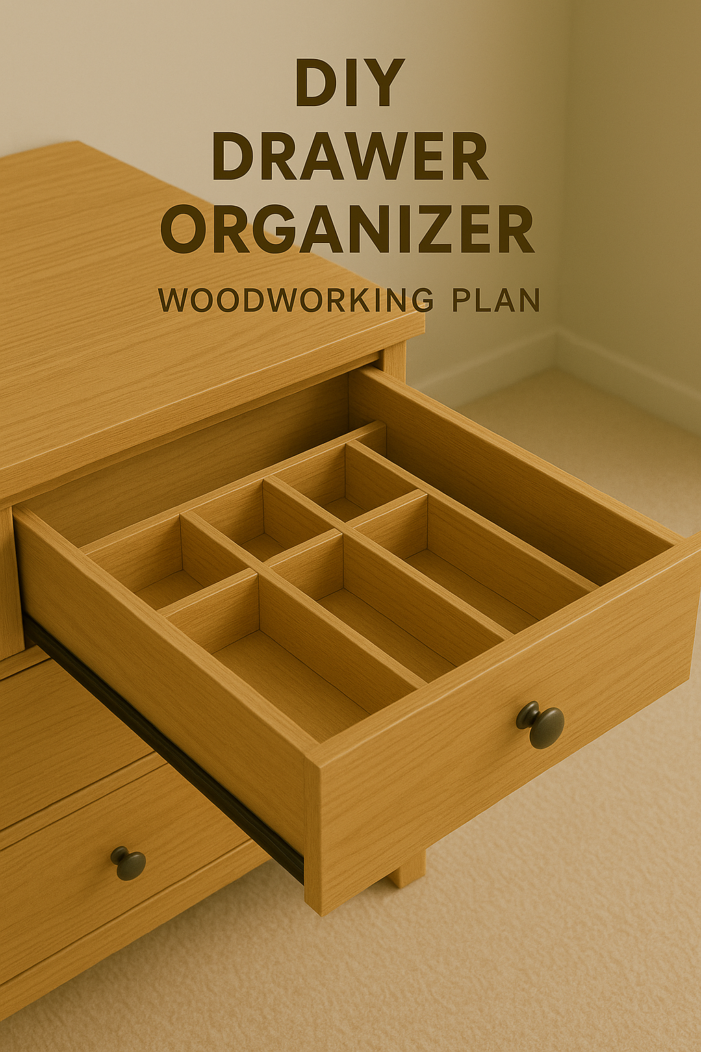 DIY Drawer Organizer Woodworking Plan