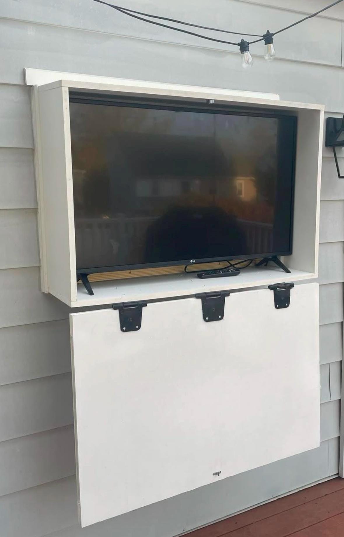 DIY Outdoor Eagles TV Cabinet Plan | Wall-Mount Build with Logo Guide (PDF)
