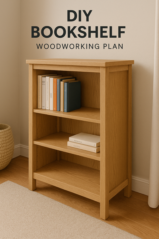 DIY Bookshelf Woodworking Plan
