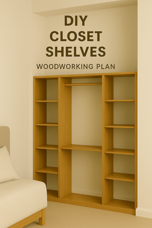 DIY Closet Shelves Woodworking Plan
