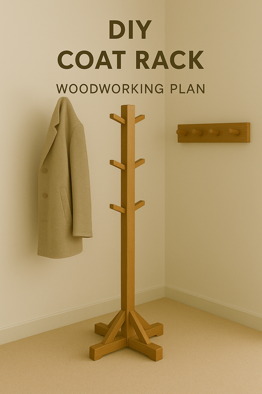 DIY Coat Rack Woodworking Plan