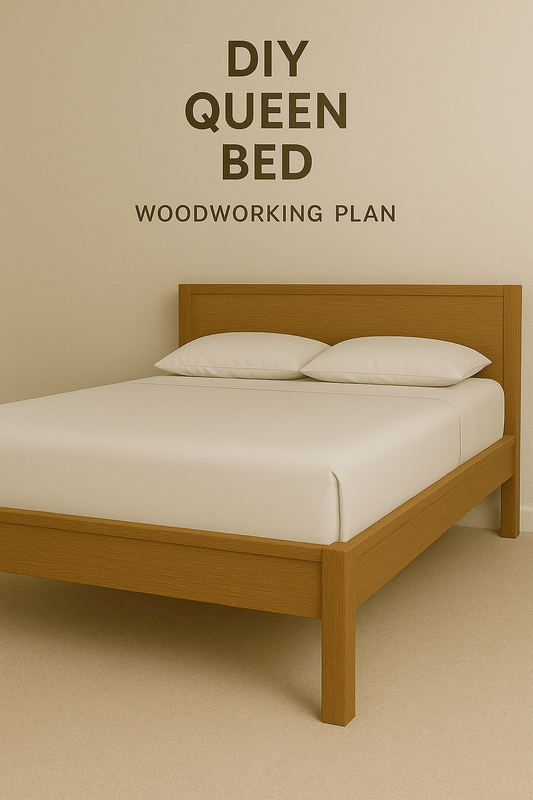 DIY Queen Bed Frame Woodworking Plan