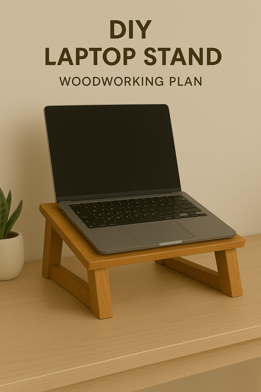 DIY Laptop Stand Woodworking Plan