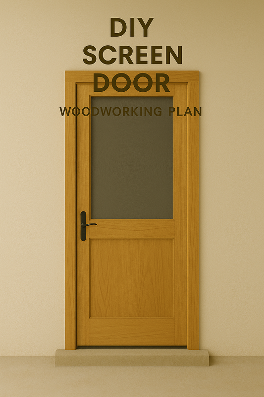DIY Screen Door Woodworking Plan