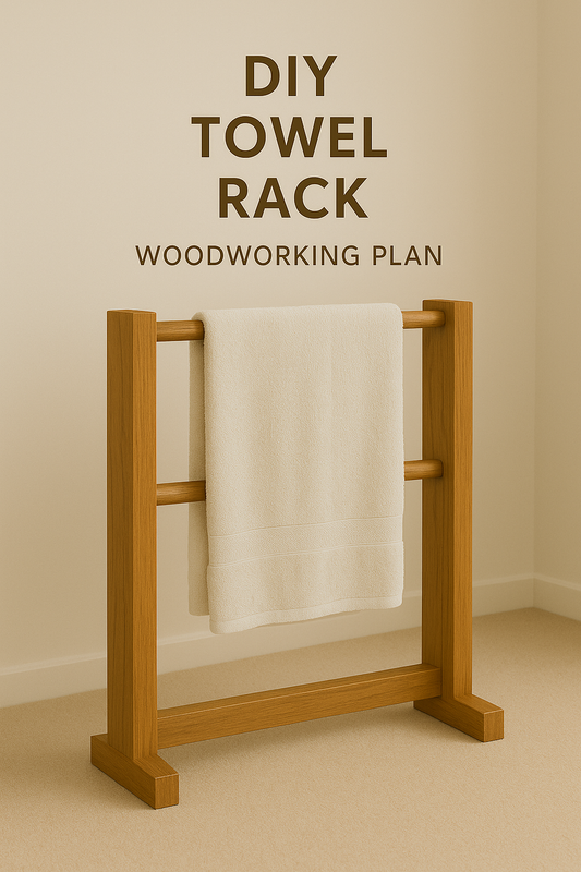 DIY Towel Rack Woodworking Plan