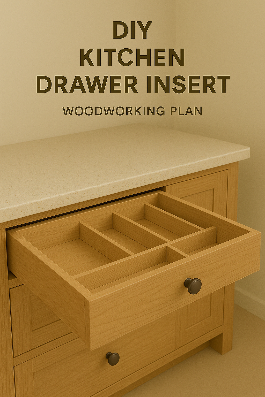 DIY Kitchen Drawer Insert Woodworking Plan