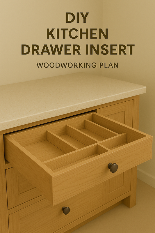 DIY Kitchen Drawer Insert Woodworking Plan